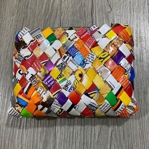 Mix it Up Candy‎ Wrapper, Chips, Snacks Woven Zip Top Coin Purse